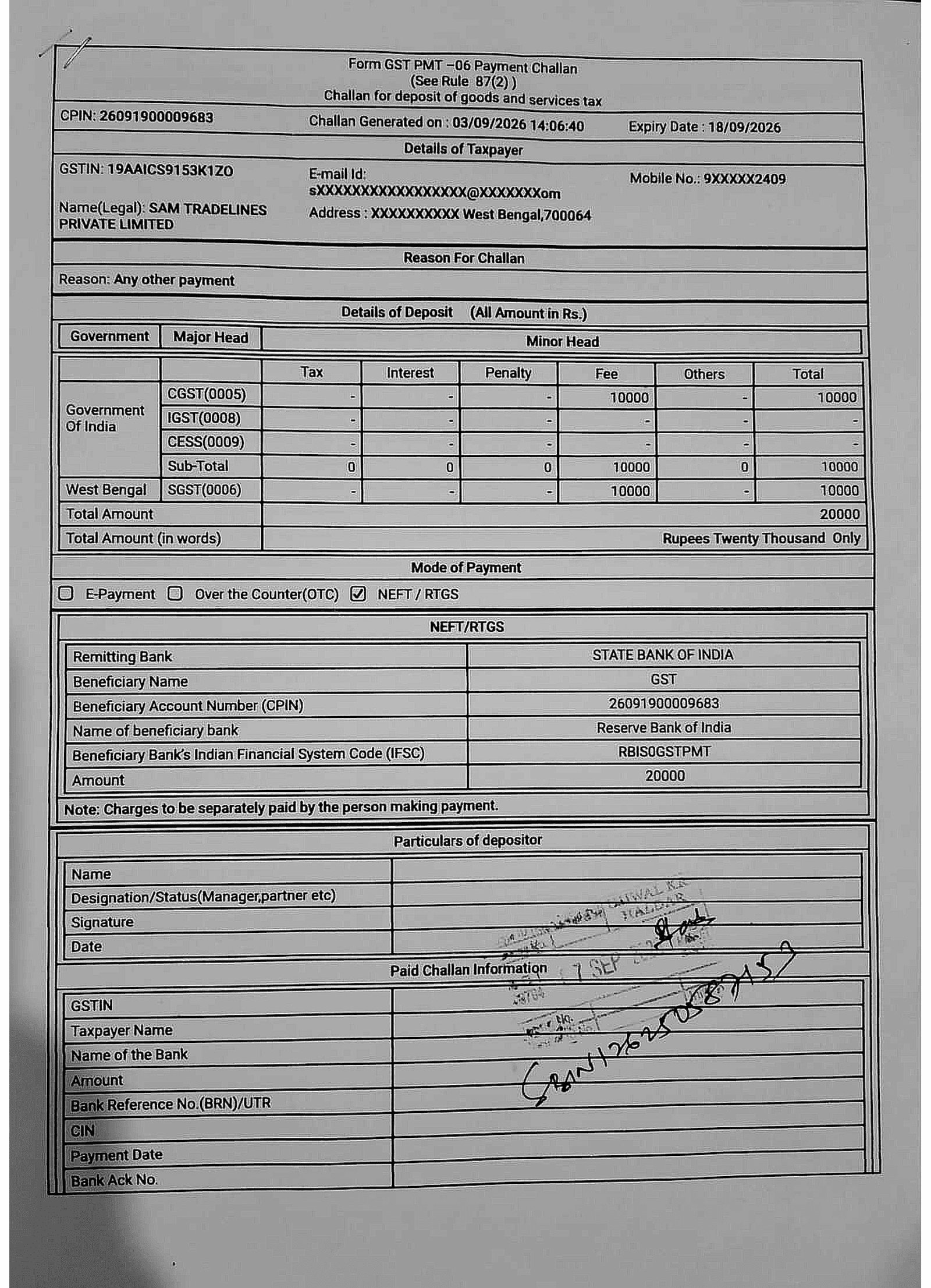1-GST-Challan-SamTradelines